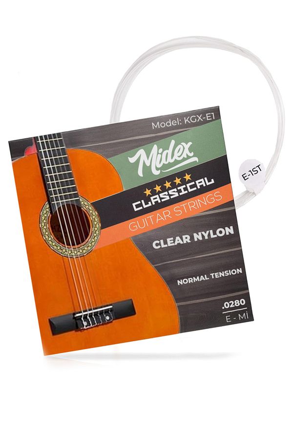 Midex-E-1St Classical Guitar E (Mi) String Single String 1