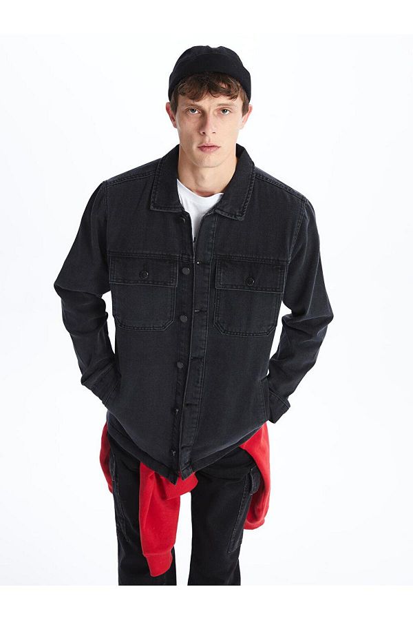 LC Waikiki-Jachetă neagră Rodeo Standard Fit pentru bărbați 1