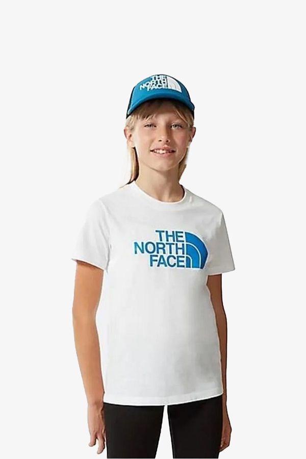 The North Face Children s White T shirt Y Ss Easy Tee Nf00a3p750u1 Trendyol