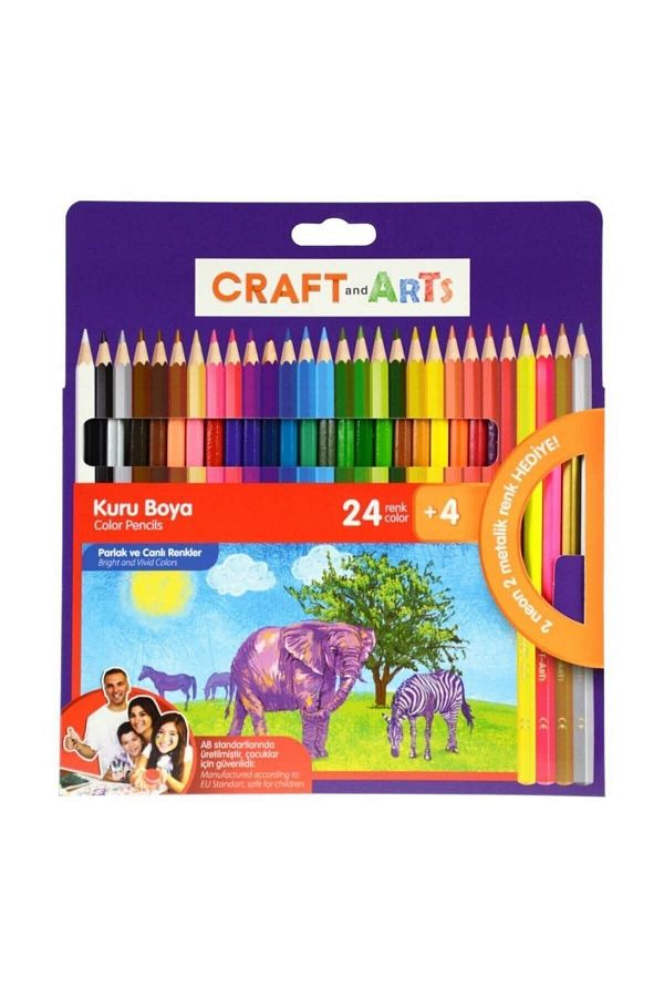 Craft and Arts-24+4 لون طلاء جاف / كاكب - 24 1