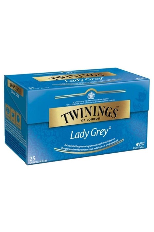 Twinings-Lady Gray Tea - Citrus and Bergamot Flavored 25-Piece Tea Bag 50 G 1