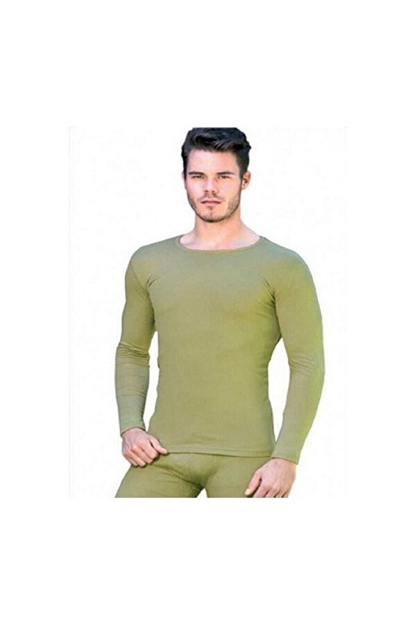 bejamonti chocolate baby kids Erkek Asker Haki Üst Uzun Kol İçlik