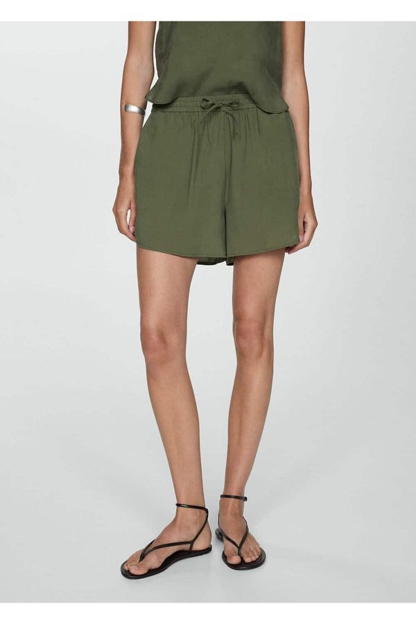 MANGO Woman-Modalshorts mit Bindedetail 1