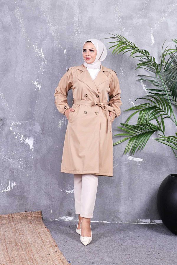 Tan colored coat hotsell