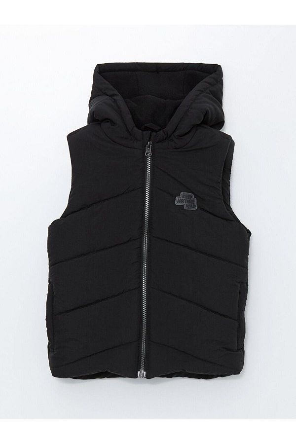 Baby boy black puffer vest best sale
