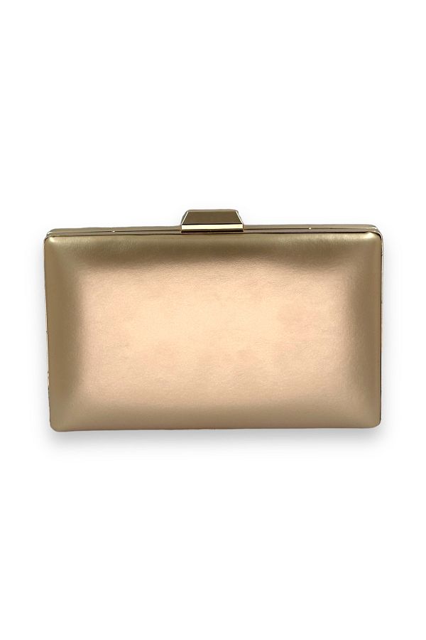 Bicanta Rose Gold Color Skin Leather Matte Leather Evening Bag Evening Bag Engagement Wedding Bag Clutch Bag Trendyol