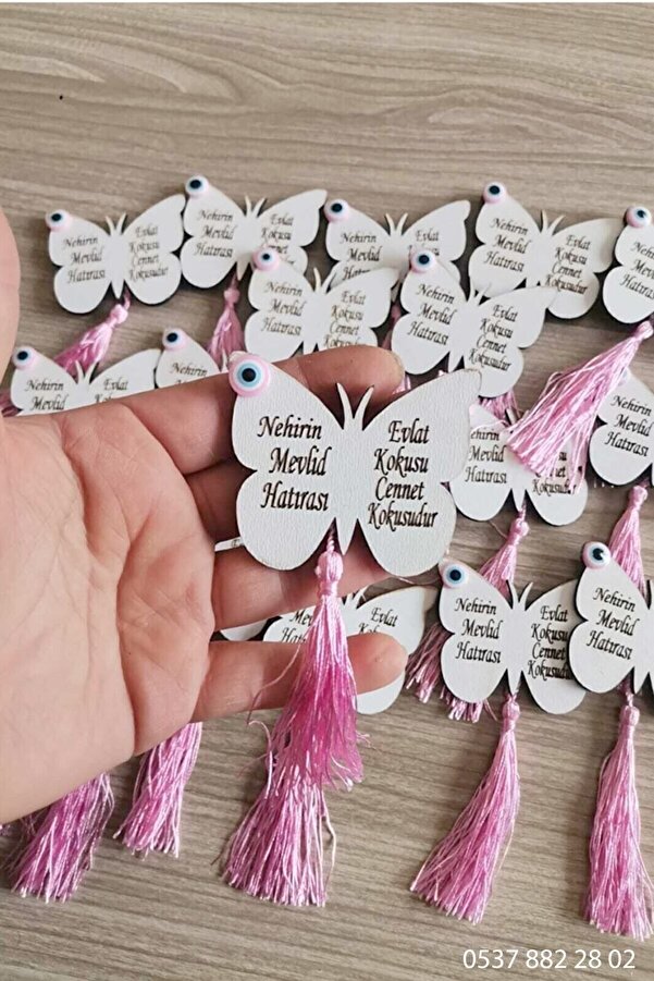 Elif Lazer 20 Adet Doğum Hediyesi, Doğum Günü, Mevlüt, Baby Shower, Söz Nişan Bebek Magnet Hediyelik