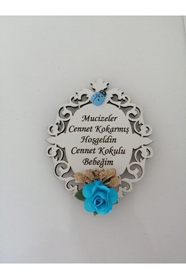 NATSA 25 Adet Bebek Magnet Doğum - Doğum Günü Hediyelik Ahşap