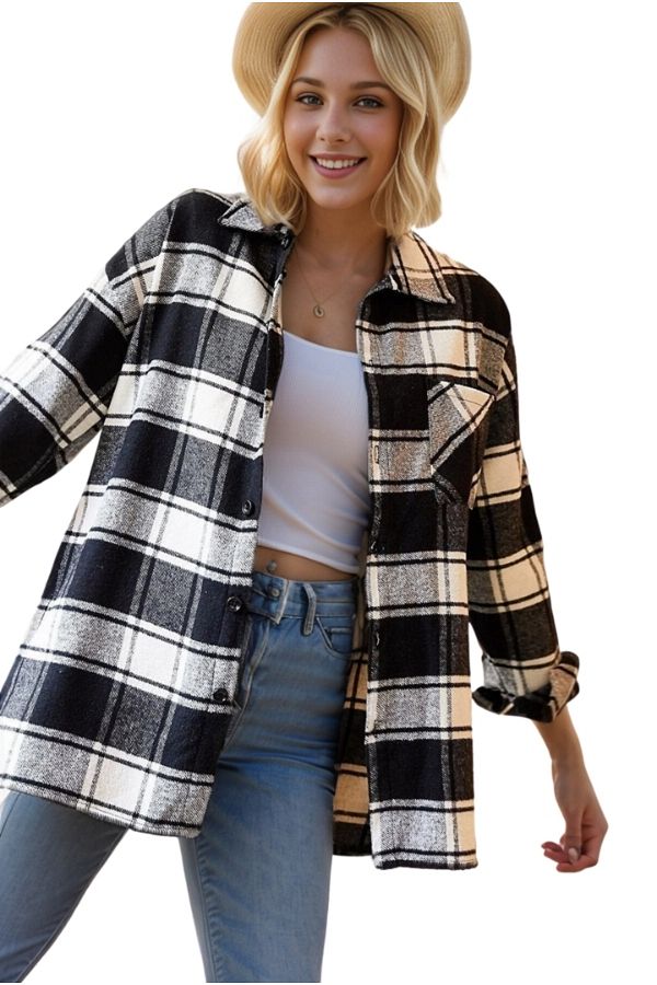 Thick lumberjack jacket top