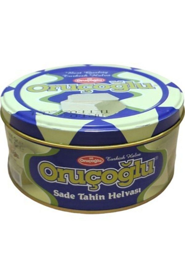 ORUÇOGLU-Plain Tahini Halva with Orucoglu - 1000 Gr Tnk 1