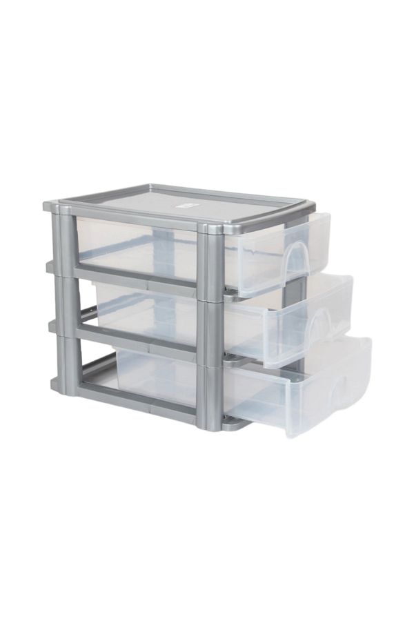 Flash Bazaar-A4 Size 3-Tier Organizer with Storage Drawers 1