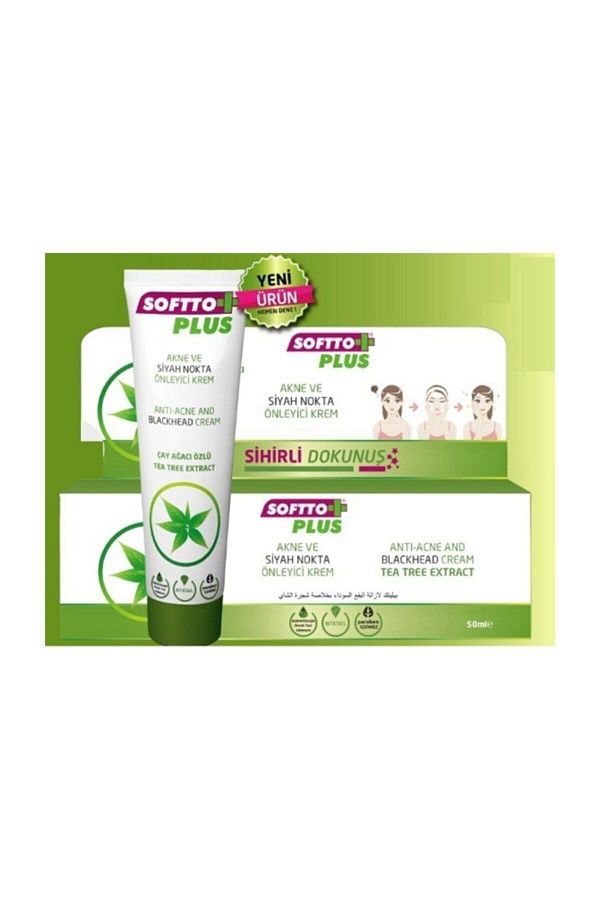 Softto Plus-Tea Tree Extract Acne Cream 50 ml 1