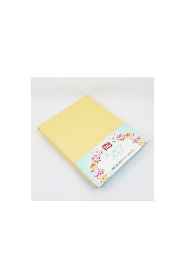 Taç-Ranforce Basic Double Elastic Sheet Set Yellow 1