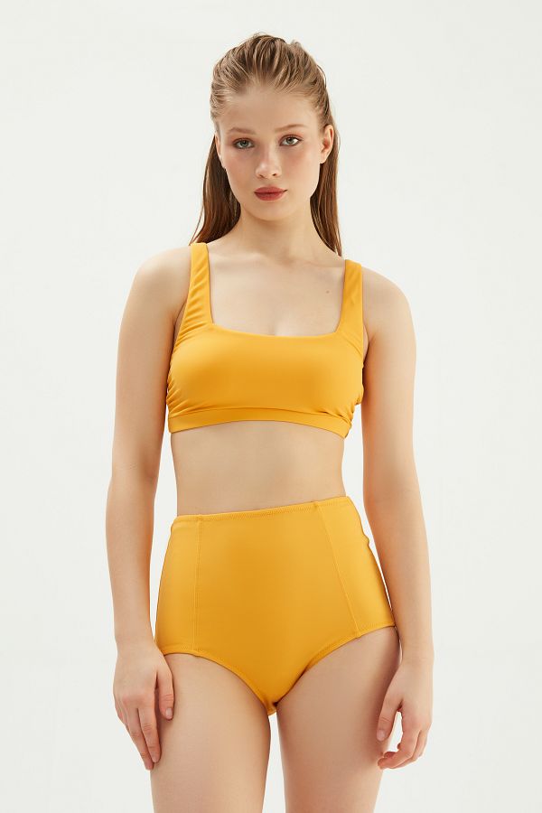 Mustard bralette top new arrivals