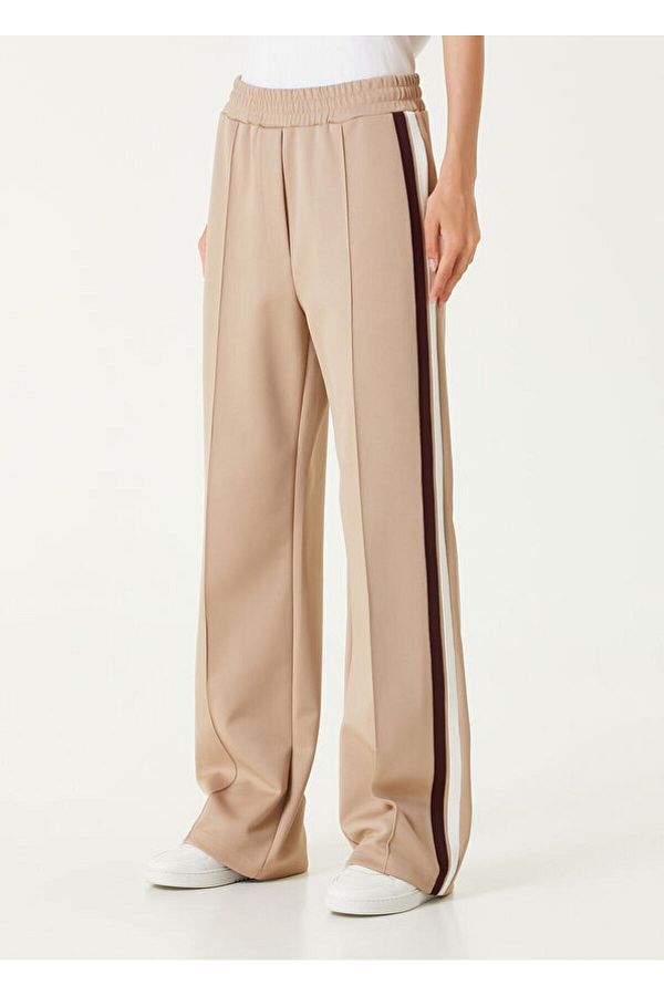 Ferragamo Beige Sweatpants Striped Size S Trendyol