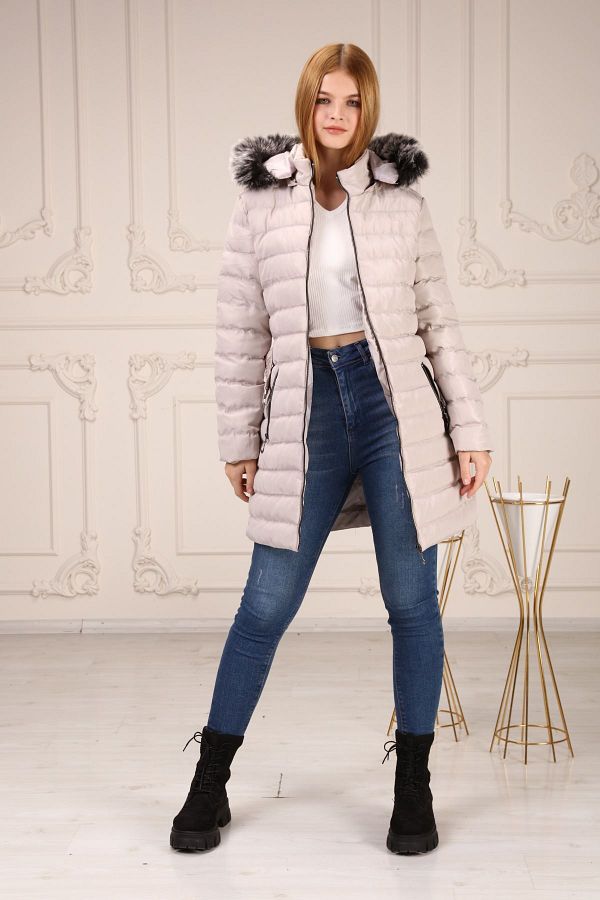 epaavm Hooded Puffer Coat Comfortable and Stylish Design Trendyol