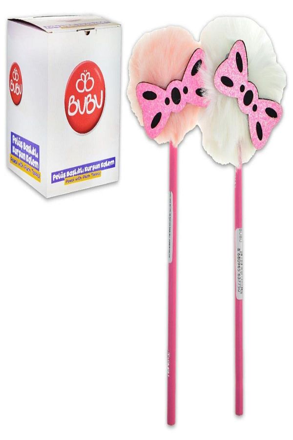 Nextpage-Bu-Bu Pencil with Plush Bow Tie Head - Bkk001 1