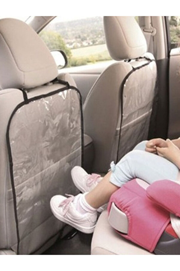 Cartex Araba Koltuk Arkası 1 Adet Koruyucu Kılıfı Şeffaf