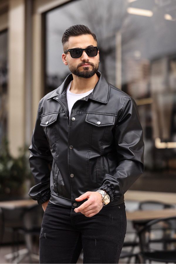 Mens leather jacket styles 2019 sale