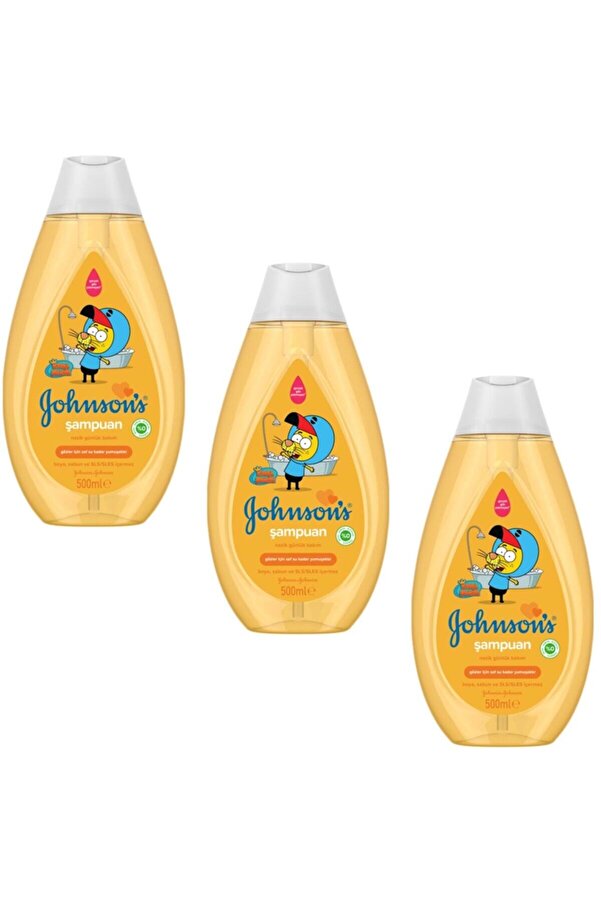 Johnson's Baby Kral Şakir Bebek Şampuanı 500 ml 3 Adet