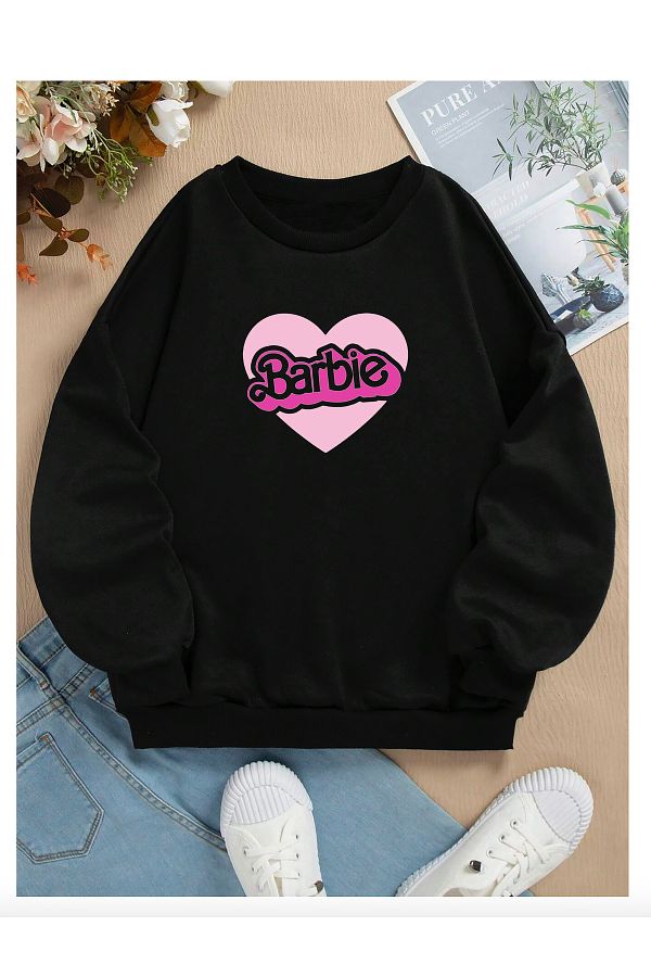 Black barbie sweatshirt outlet