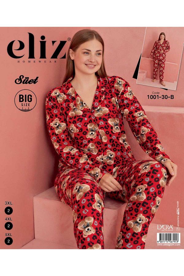 Suede pajama sets top