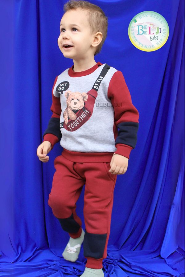 Toddler boy tracksuit set clearance