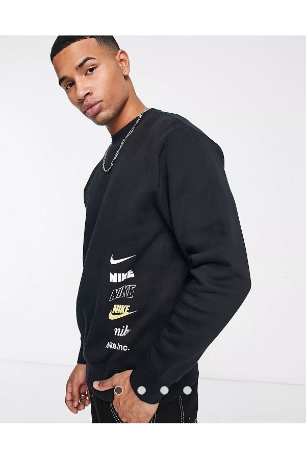 Nike brushed men's sweatshirt clearance