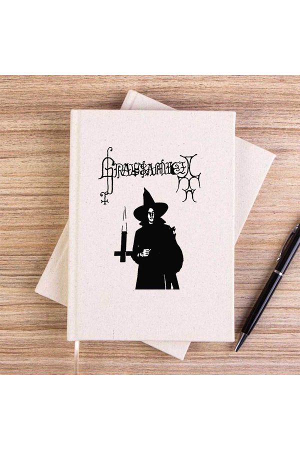 Z zepplin-دفتر ملاحظات قماشي غير مبطن من Grausamkeit Satan's Addicktion 1