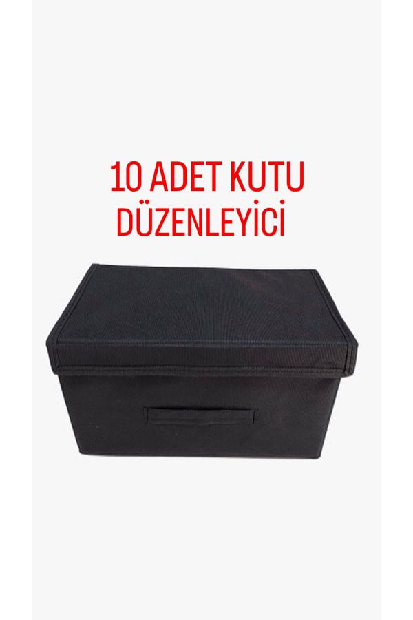 TURİNHOME-Box Organizer, Box Storage Bag, Multi-Purpose Box, Organizer with Lid 10 Pieces Box Organizer 1