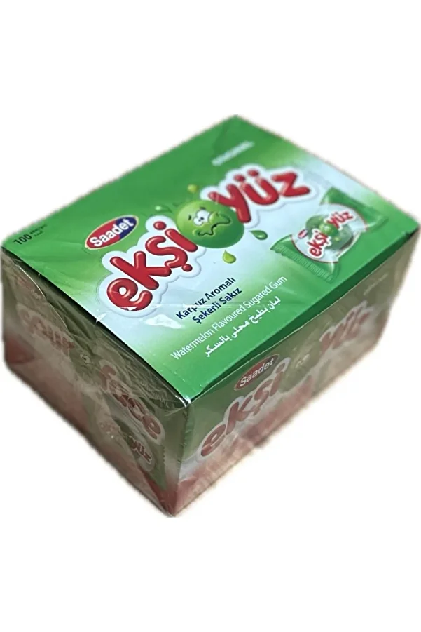 SAADET-Sour Face GUMMY WATERMELON 100 PIECES 1