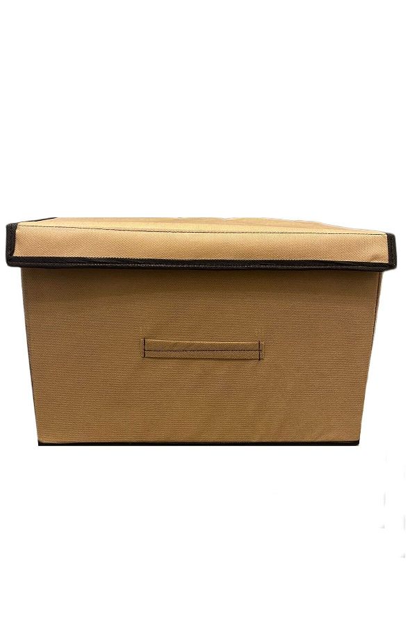 TURİNHOME-Box Storage, Multi-Purpose Box, Fabric Box, Organizer with Lid 1