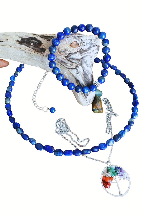 Lapis jewelry set store