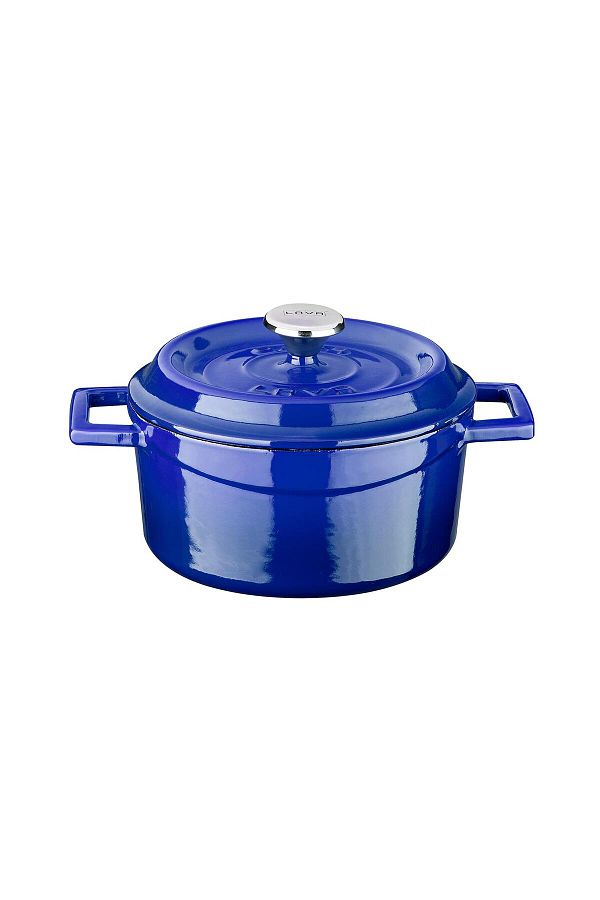 Lava-Cast Round Pot Cast Iron Solid Handle Edition Series Diameter(Ø)16cm 1