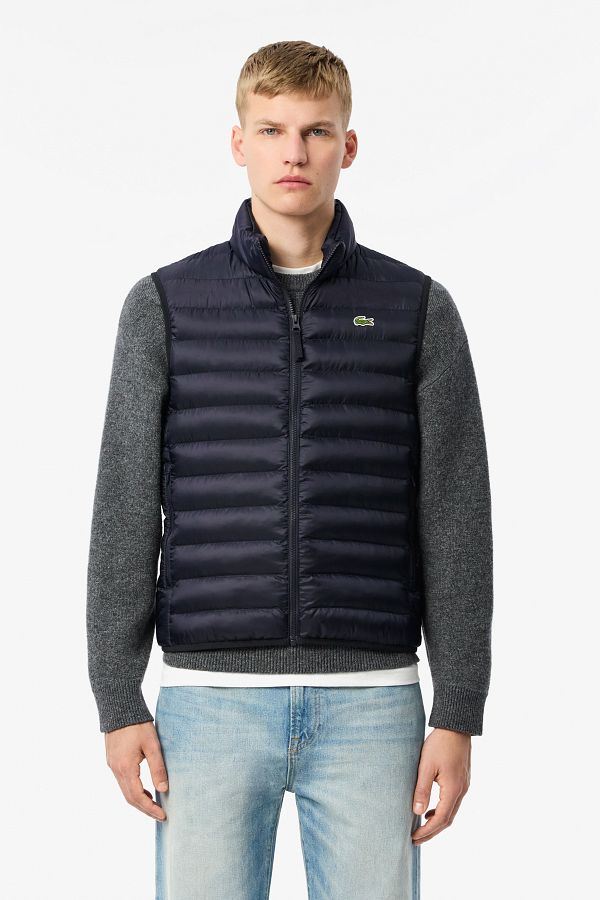 Lacoste Jacket Dark blue Fitted Trendyol
