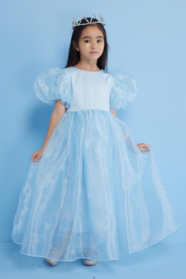 Blue snowflake dress online