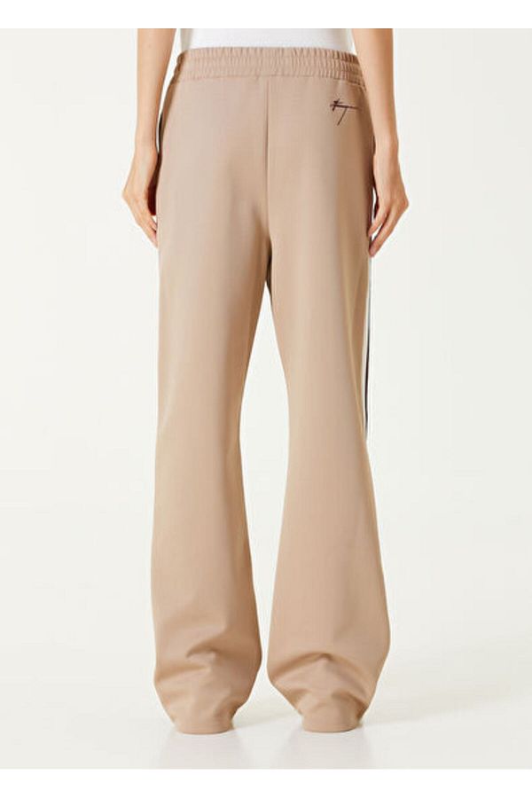 Ferragamo Beige Sweatpants Striped Size S Trendyol
