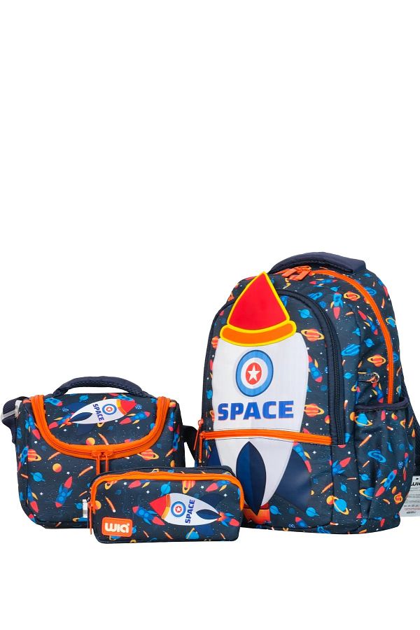 Wia-Rocket Children's School Set - Licensed and Anti-Allergic 1
