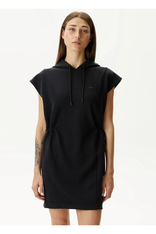 Lacoste Fleece Oversized Sweatshirt Dress Trendyol