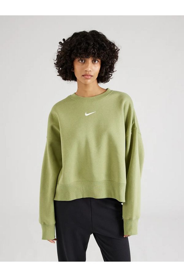 Nike WMNS PHOENIX POLAR OVERSIZE CYCLING COLLAR SWEATER DJ7665 334 On7Sports Trendyol