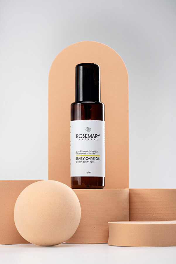 Rosemary Natural Bebek Bakım Yağı 115 ml Nemlendirici Vücut Masaj Yağı