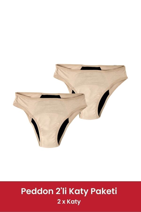 PEDDON-Katy 2-Piece Offer Pack Super Absorbent Ultra Hygienic Leak Proof Washable Menstrual Panties 2 Pieces 1