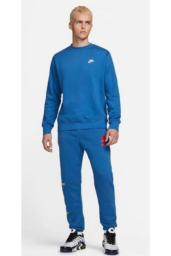 Nike foundation crew sweatshirt blue shop