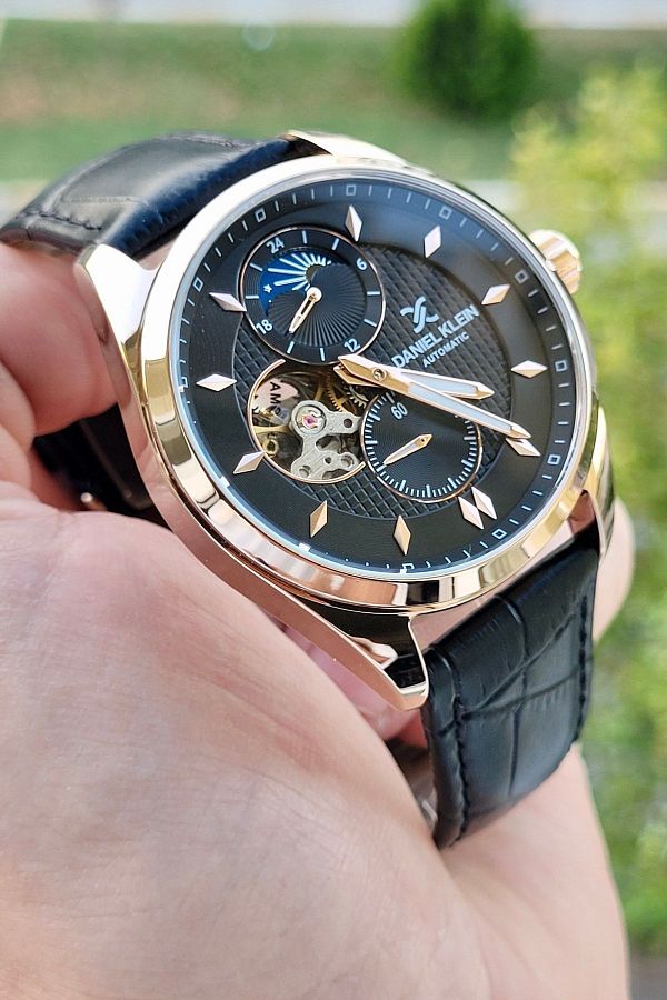 Daniel Klein 2 Years Warranty Men s Steel Cord Automatic Calendar Wrist Watch Trendyol