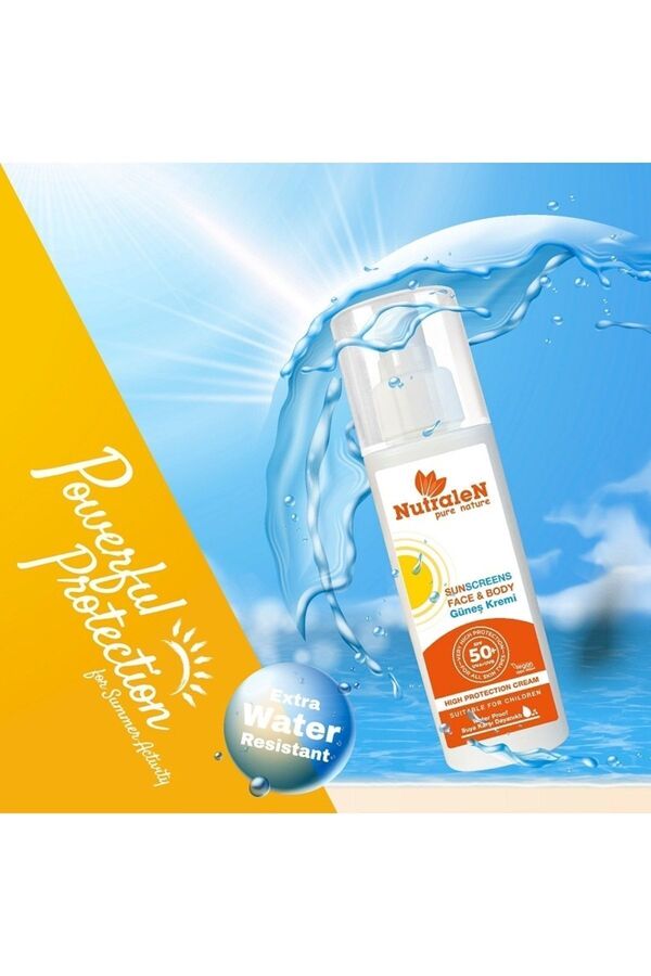 Nutralen Pure Nature Yüz Vücut Ve Çocuk Güneş Kremi 50 Spf 100ml