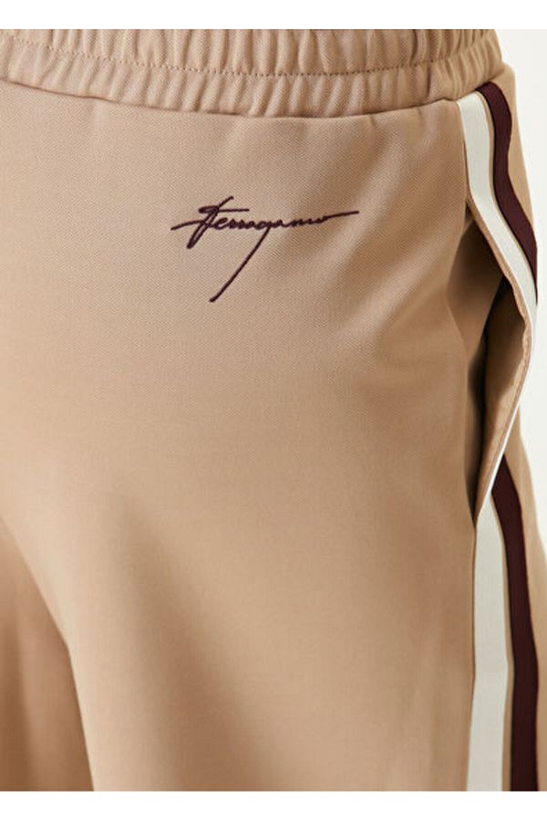 Ferragamo Beige Sweatpants Striped Size S Trendyol