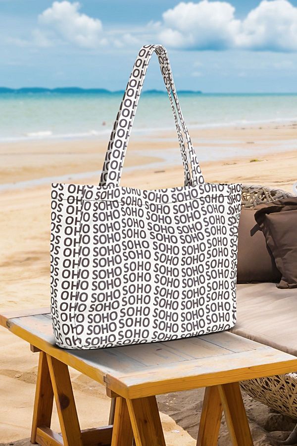 SOHO-Summer Large Volume Beach Bag - For Hand, Arm and Shoulder, Large Size 1