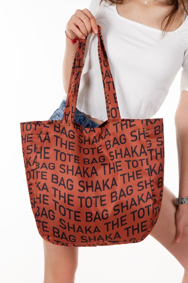 GreandBags Women s Brown Cloth Casual Bag Beach Bag Daily Bag Clutch Bag Shoulder Bag Trendyol