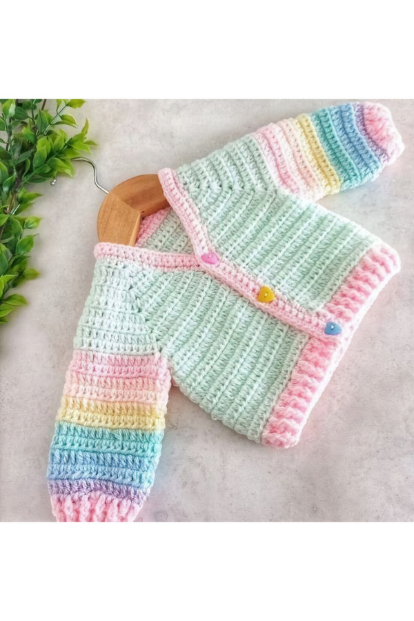 El örgüsü El Örgüsü Kız Bebek, Kız Çocuk Hırkası
