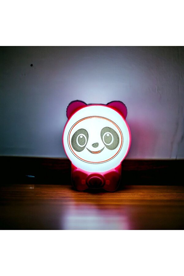 tugce shopping Sevimli Bebek Çocuk Odası Gece Lambası Panda Gece Lambası Ev Oda Beyaz Led Dekoratif Aydınlatma